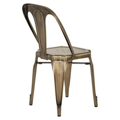 Grange Brass Metal Chair