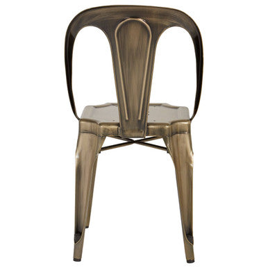Grange Brass Metal Chair