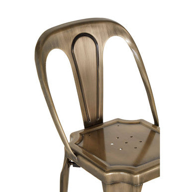 Grange Brass Metal Chair