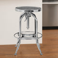 Gator Chrome Adjustable Bar Stool