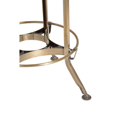 Gator Brass Adjustable Bar Stool