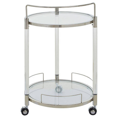Oria Trolley Chrome Contemporary