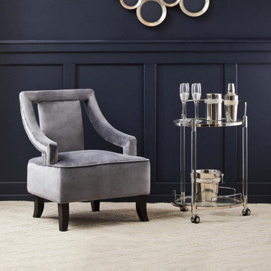 Oria Trolley Chrome Contemporary