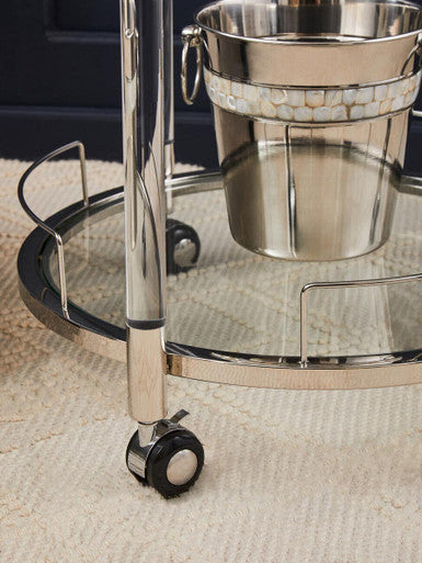 Oria Trolley Chrome Contemporary