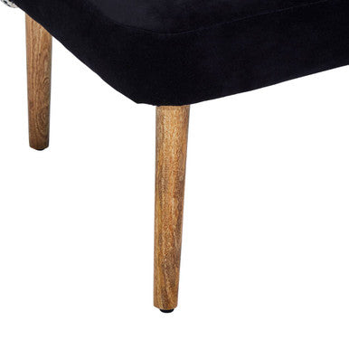Cefena Moroccan Velvet White Bench