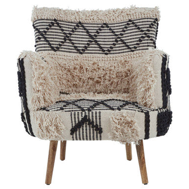 Cefena Berber Style Natural Contemporary Armchair