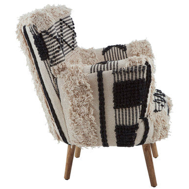 Cefena Berber Style Natural Contemporary Armchair