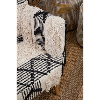 Cefena Berber Style Natural Contemporary Armchair