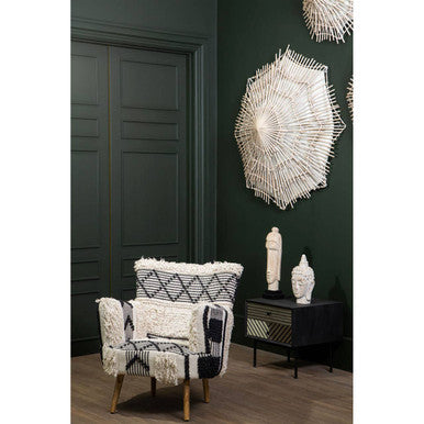 Cefena Berber Style Natural Contemporary Armchair