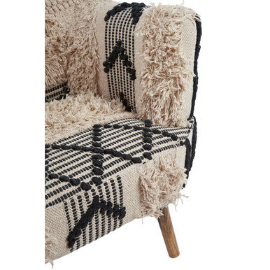 Cefena Berber Style Natural Contemporary Armchair