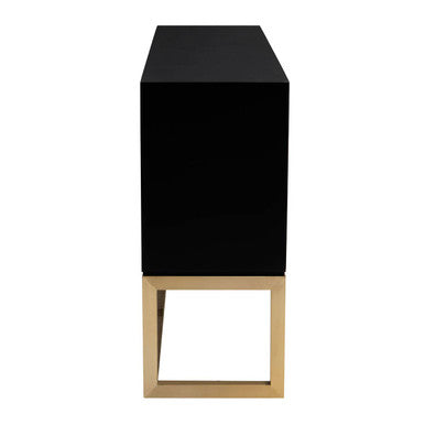 Dumas Black & White Four Door Sideboard