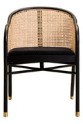 Corso Rattan Chair With Black Seat