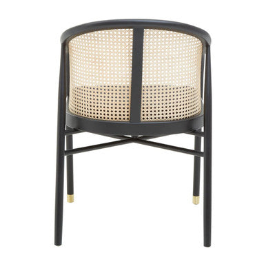 Corso Rattan Chair With Black Seat
