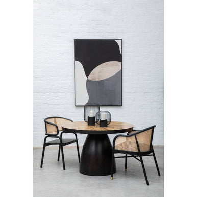 Corso Rattan Chair With Black Seat