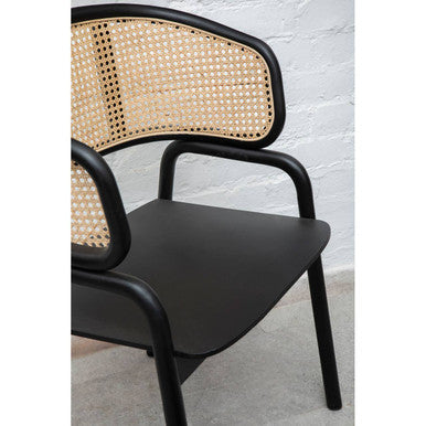 Corso Rattan Chair With Black Seat