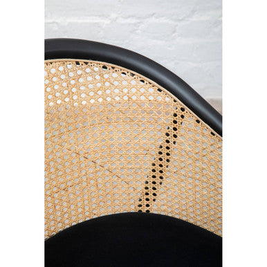 Corso Rattan Chair With Black Seat