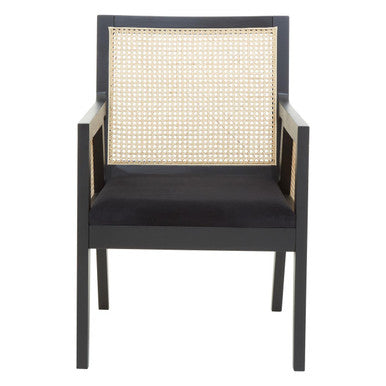 Corso Rattan Chair With Black Frame