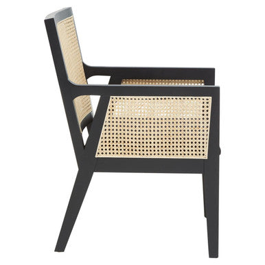 Corso Rattan Chair With Black Frame