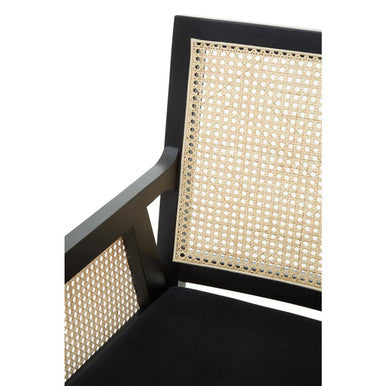 Corso Rattan Chair With Black Frame