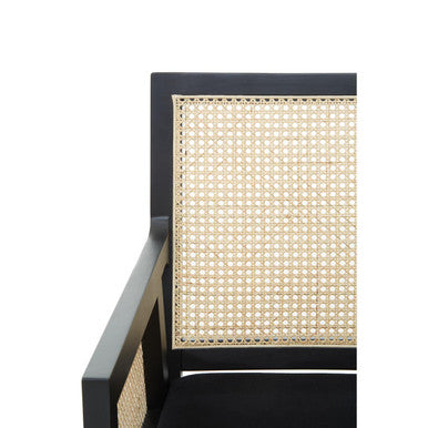 Corso Rattan Chair With Black Frame