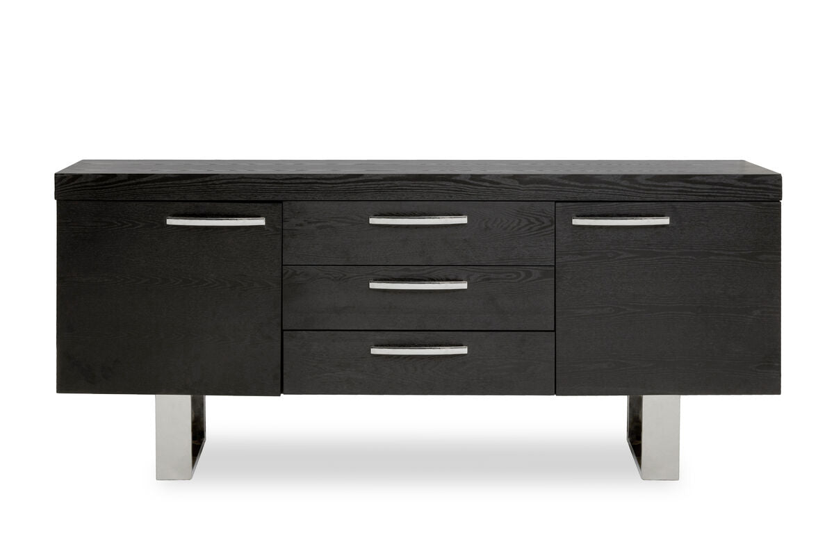 Ulmus Black Industrial Sideboard