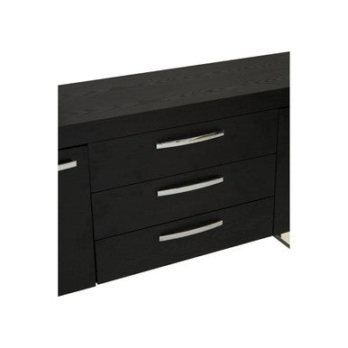 Ulmus Black Industrial Sideboard