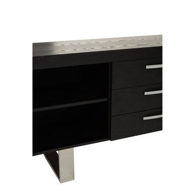 Ulmus Black Industrial Sideboard