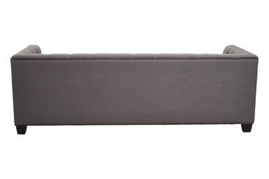 3 Seat Grey Fabric Sofa, Surina