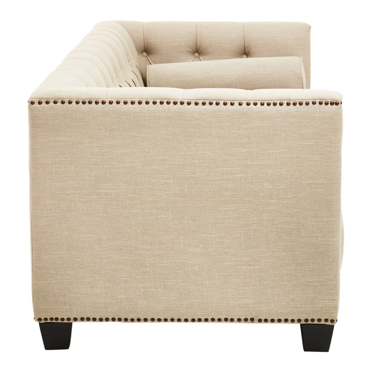3 Seat Stone Fabric Sofa, Surina