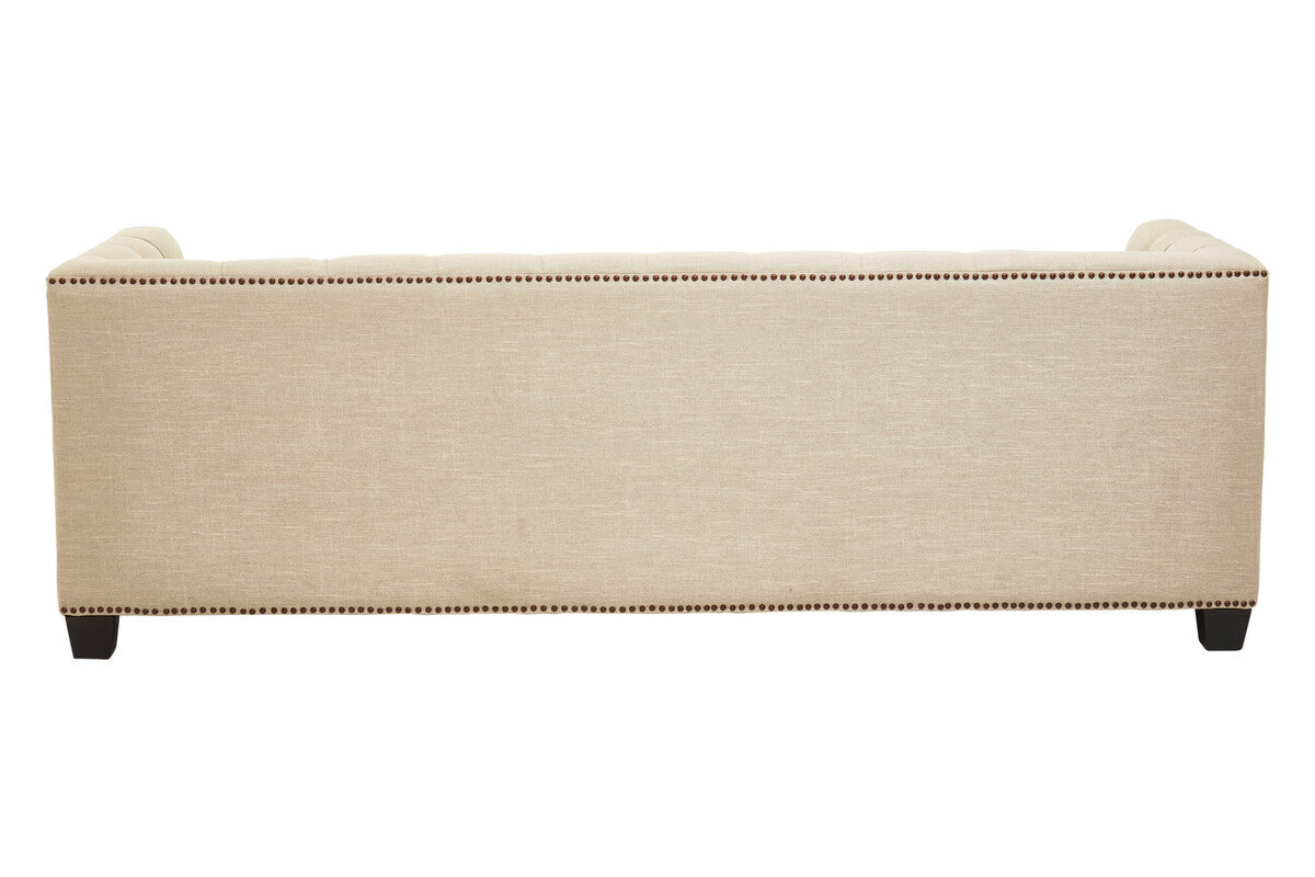 3 Seat Stone Fabric Sofa, Surina