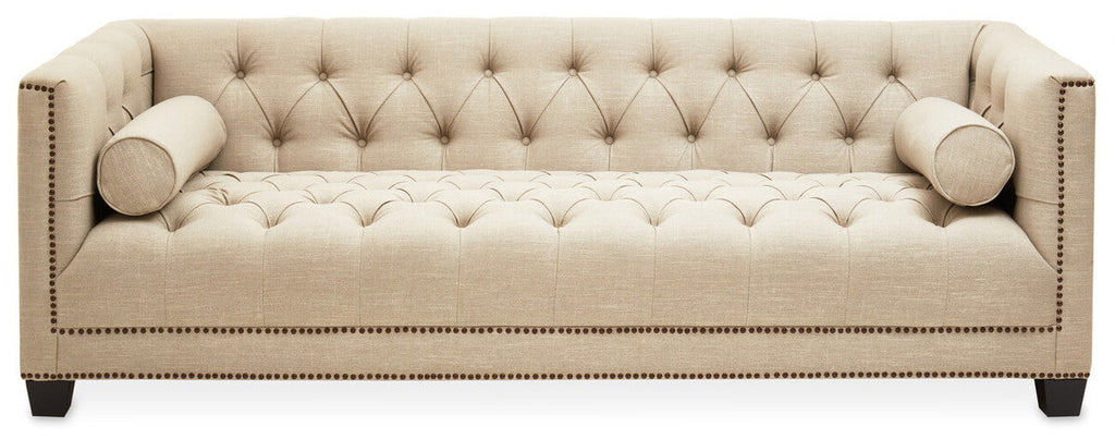 3 Seat Stone Fabric Sofa, Surina