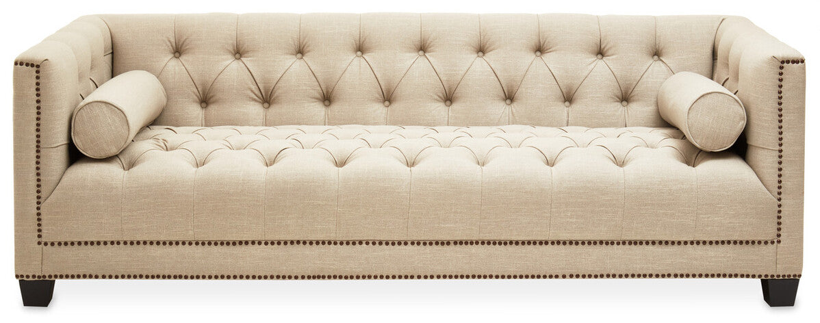 3 Seat Stone Fabric Sofa, Surina