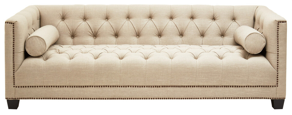 3 Seat Stone Fabric Sofa, Surina