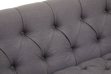 2 Seat Grey Fabric Sofa, Surina