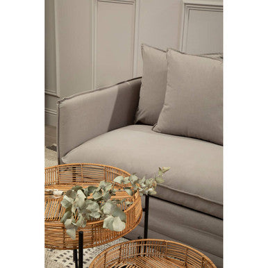 3 Seat Grey Sofa, Antibes