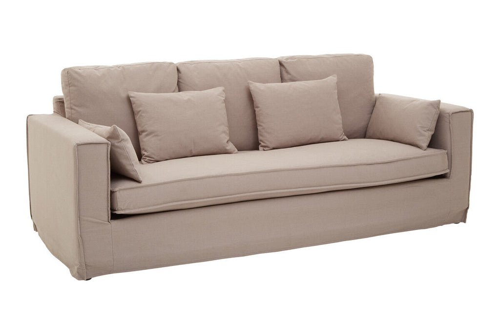 3 Seat Grey Fabric Sofa, Menton