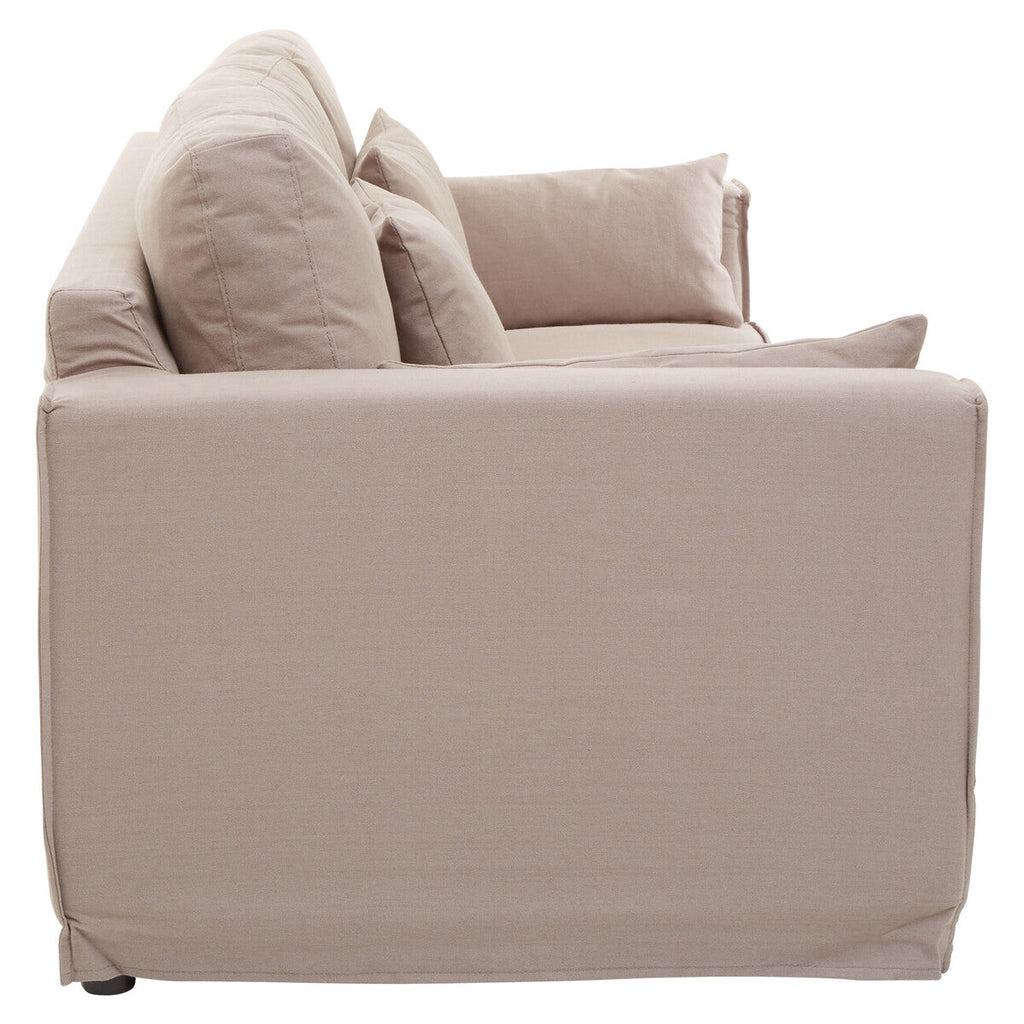 3 Seat Grey Fabric Sofa, Menton