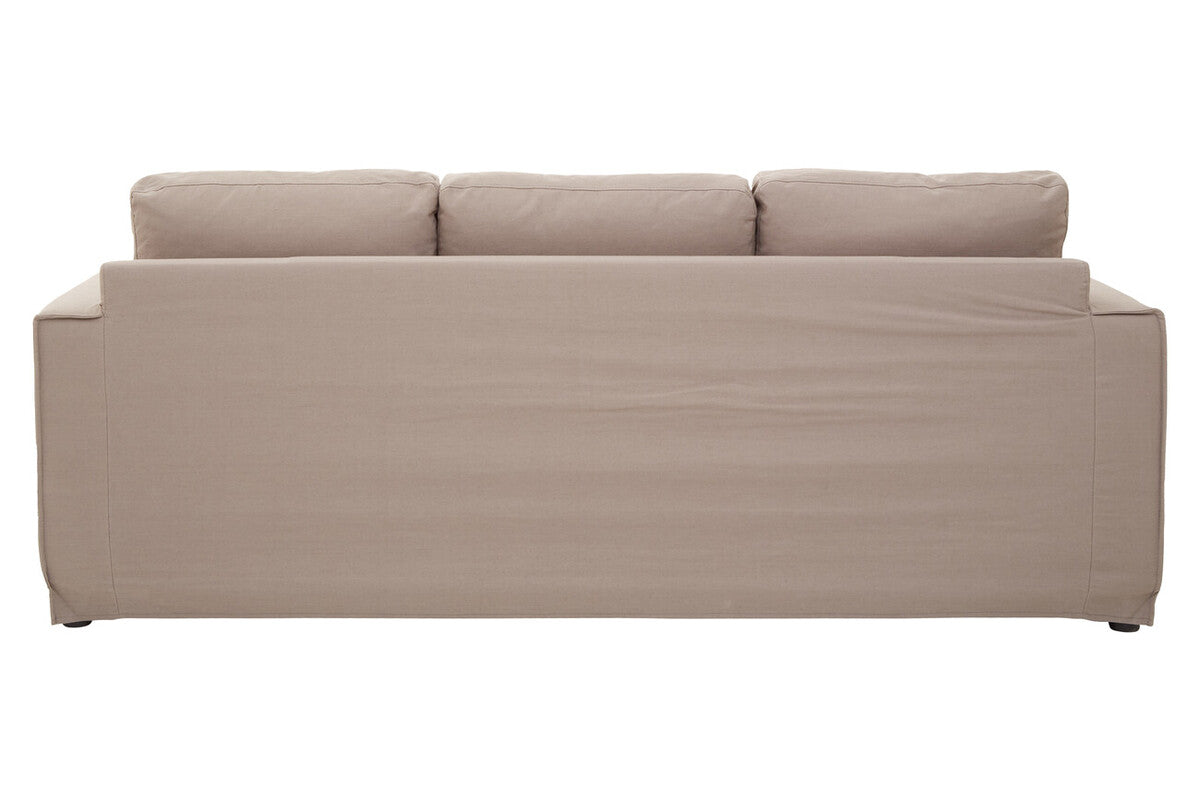 3 Seat Grey Fabric Sofa, Menton