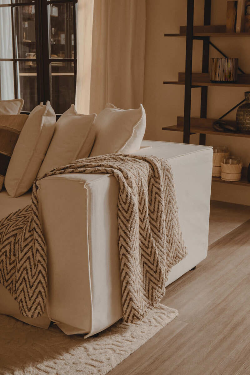 3 Seat Cream Sofa, Marseille