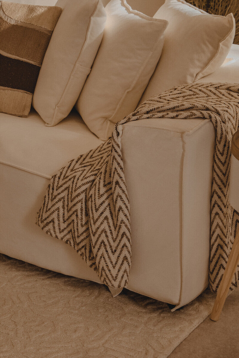 3 Seat Cream Sofa, Marseille