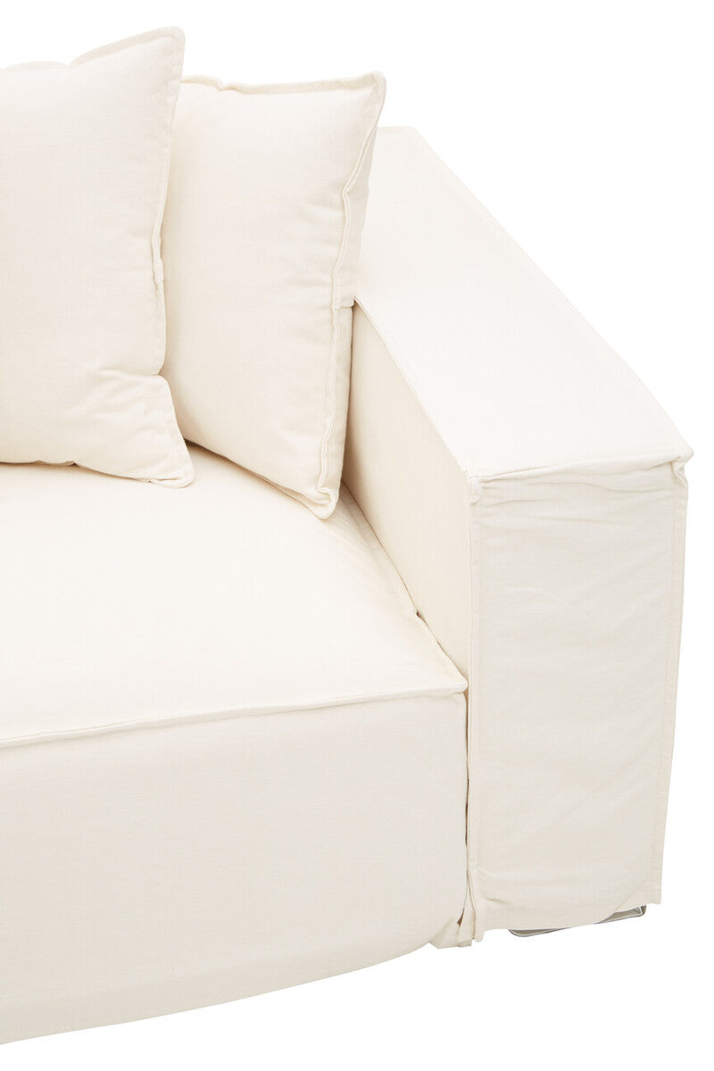 3 Seat Cream Sofa, Marseille
