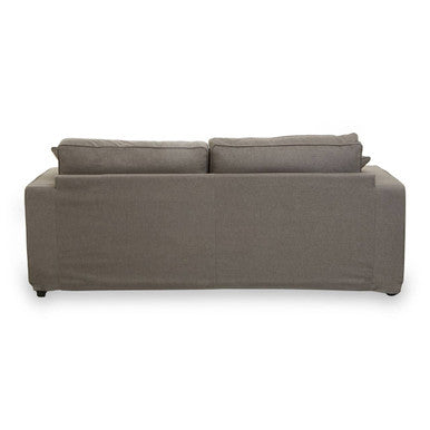 3 Seat Grey Fabric Sofa, Valensole