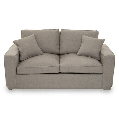 2 Seat Grey Sofa, Valensole