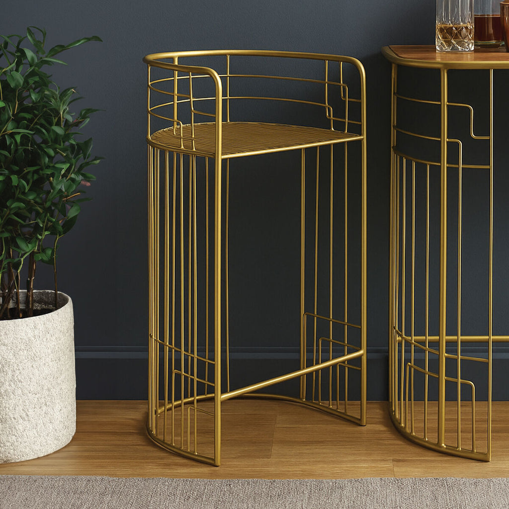 Rabia Gold Bar Chair