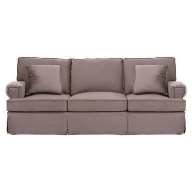 3 Seat Mink Velvet Sofa, Ralph
