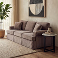 3 Seat Mink Velvet Sofa, Ralph