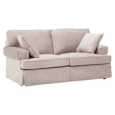 2 Seat Mink Velvet Sofa, Ralph