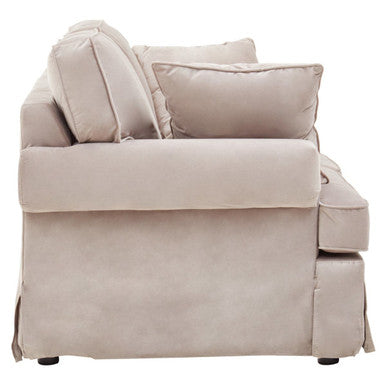 2 Seat Mink Velvet Sofa, Ralph