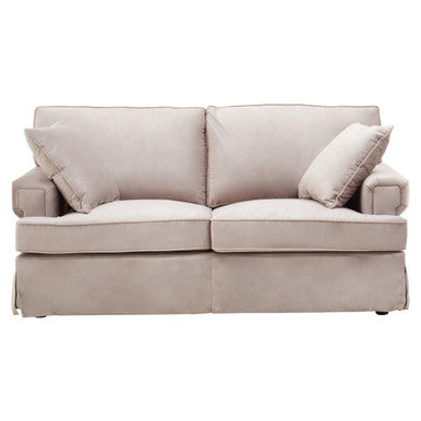 2 Seat Mink Velvet Sofa, Ralph