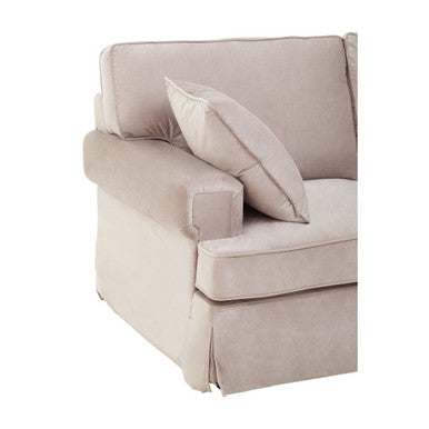 2 Seat Mink Velvet Sofa, Ralph